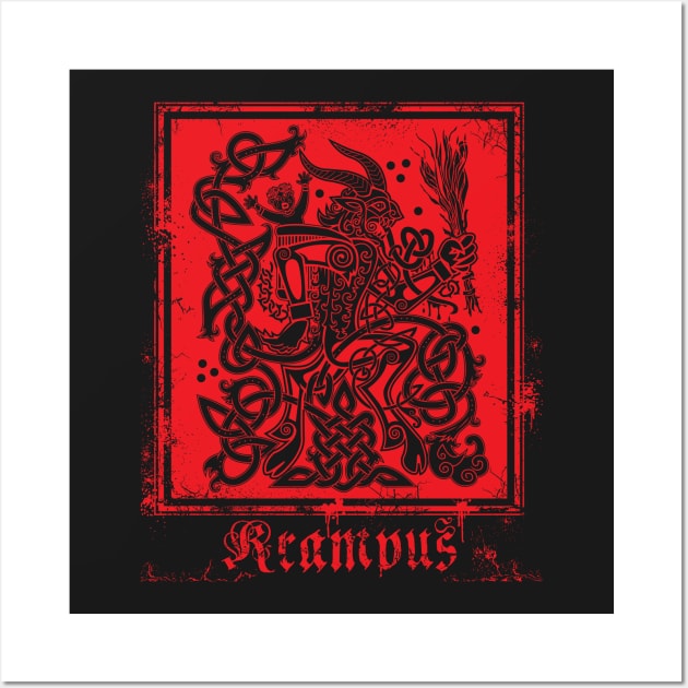 Keltic Krampus Wall Art by celtichammerclub